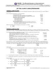 ReSA CPA Review Batch 42 Audit Problems Solutions .